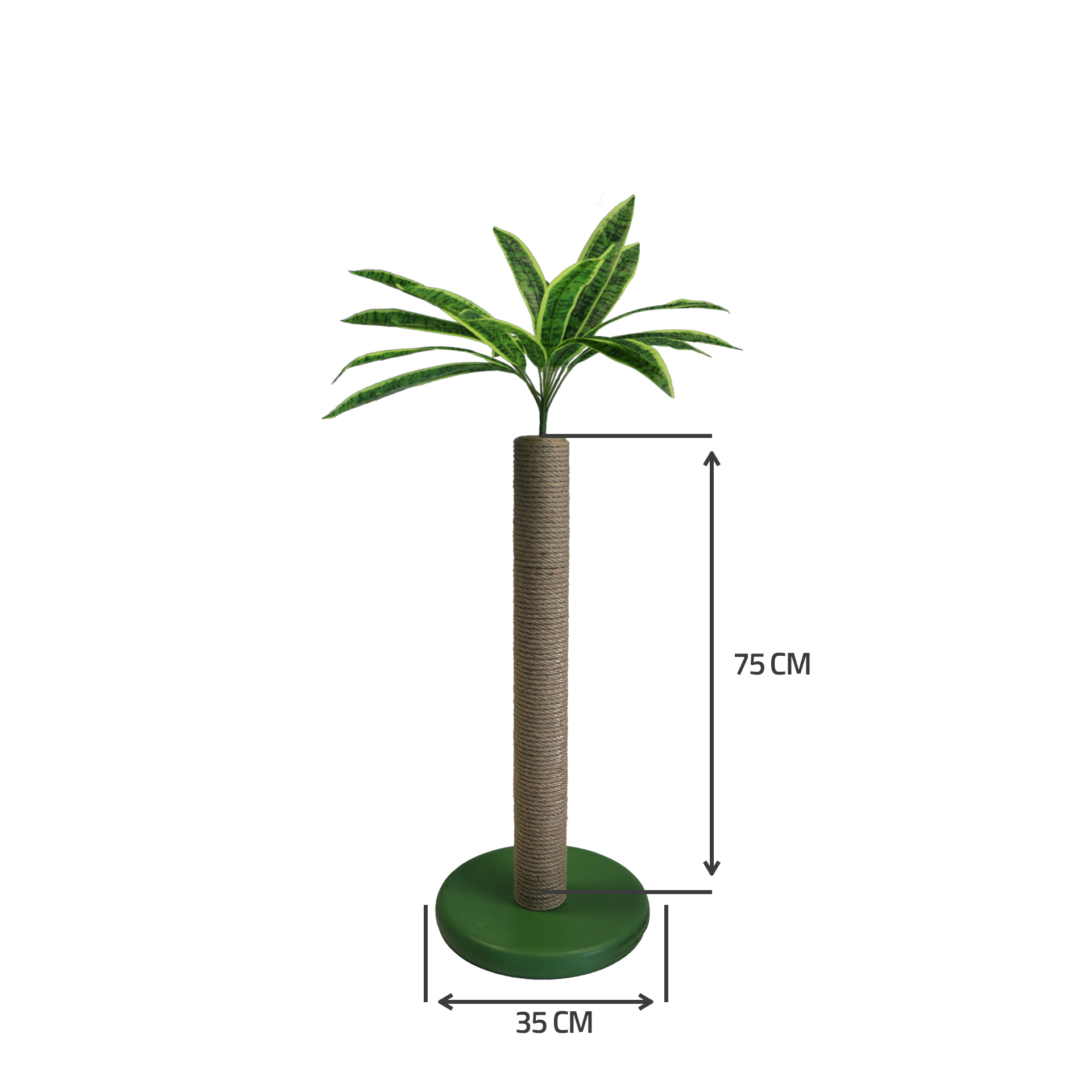  Petody - Lime Wooden Cat Scratching Post