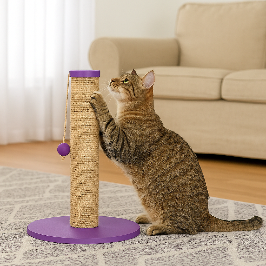 Petody - Orchid Wooden Cat Scratching Post