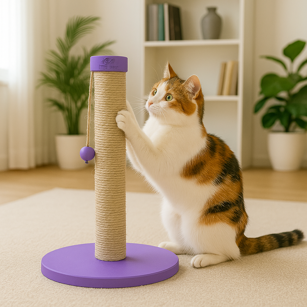 Petody - Orchid Wooden Cat Scratching Post
