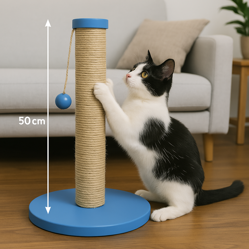 Petody - Ocean Wooden Cat Scratching Post