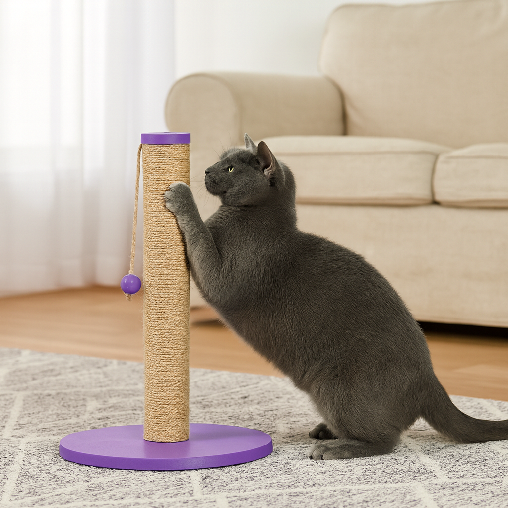 Petody - Orchid Wooden Cat Scratching Post